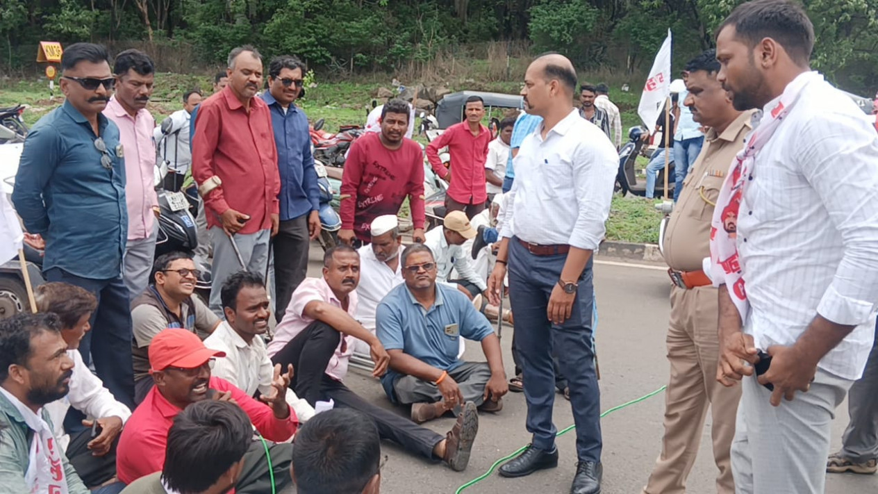 खिंडवाडी ते शिवतीर्थ लाँगमार्च